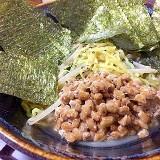 納豆ラーメン、